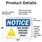 Signmission 18 in H x 24 in W, Vinyl Decal, Rectangle, Non-Permit Required Confined Space OS-2PACK-NS-D-1824-L-16238 - alternate 6